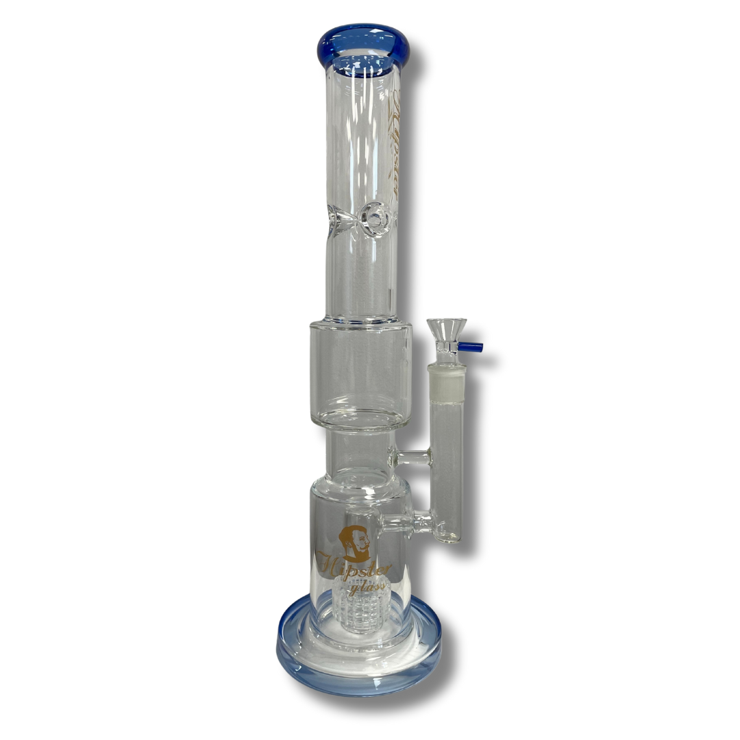 17in Straight Tube Bong with Bulged Matrix Perc