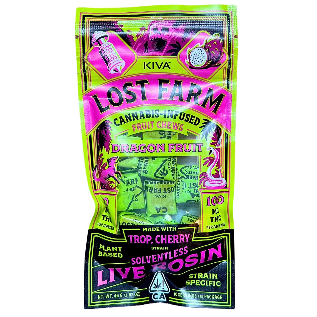 Lost Farm - Edible: Dragon Fruit (Live Rosin Chew) - 100mg