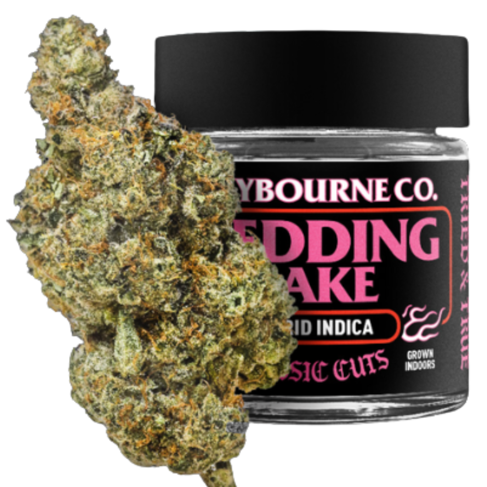Claybourne Indoor Flower 3.5g Eighth - Wedding Cake (IH)