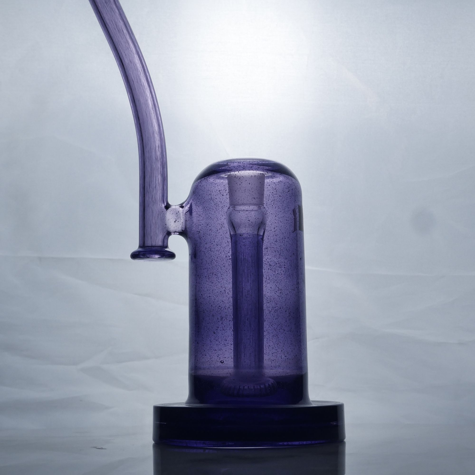 Sky Glass | Lunar Bubbler | Lollipop Purple
