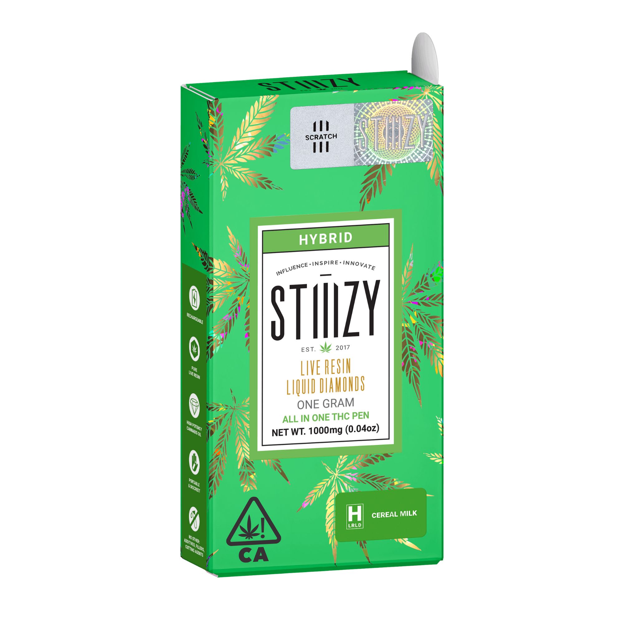 Stiiizy 1g Cereal Milk Liquid DIamonds AIO Disposable PD