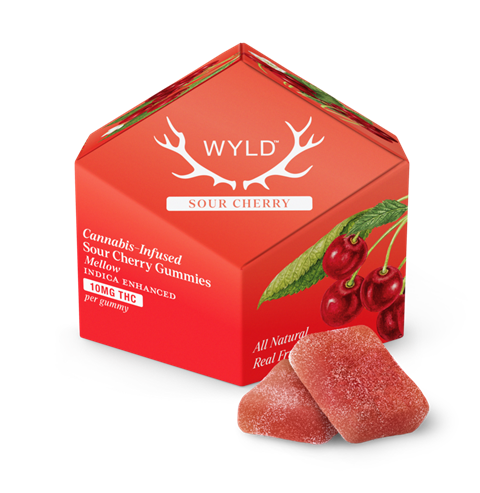 Wyld Gummies Sour Cherry