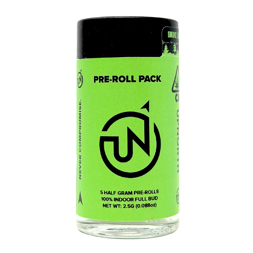 UpNorth - Blueberry Cookies - Preroll Pack - 5pk - 2.5g