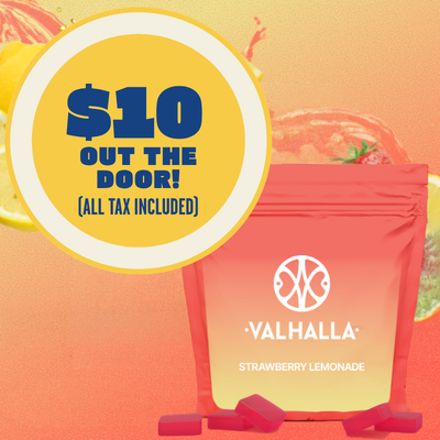 Strawberry Lemonade | 10PK - 100mg | Edibles | Valhalla | Molly
