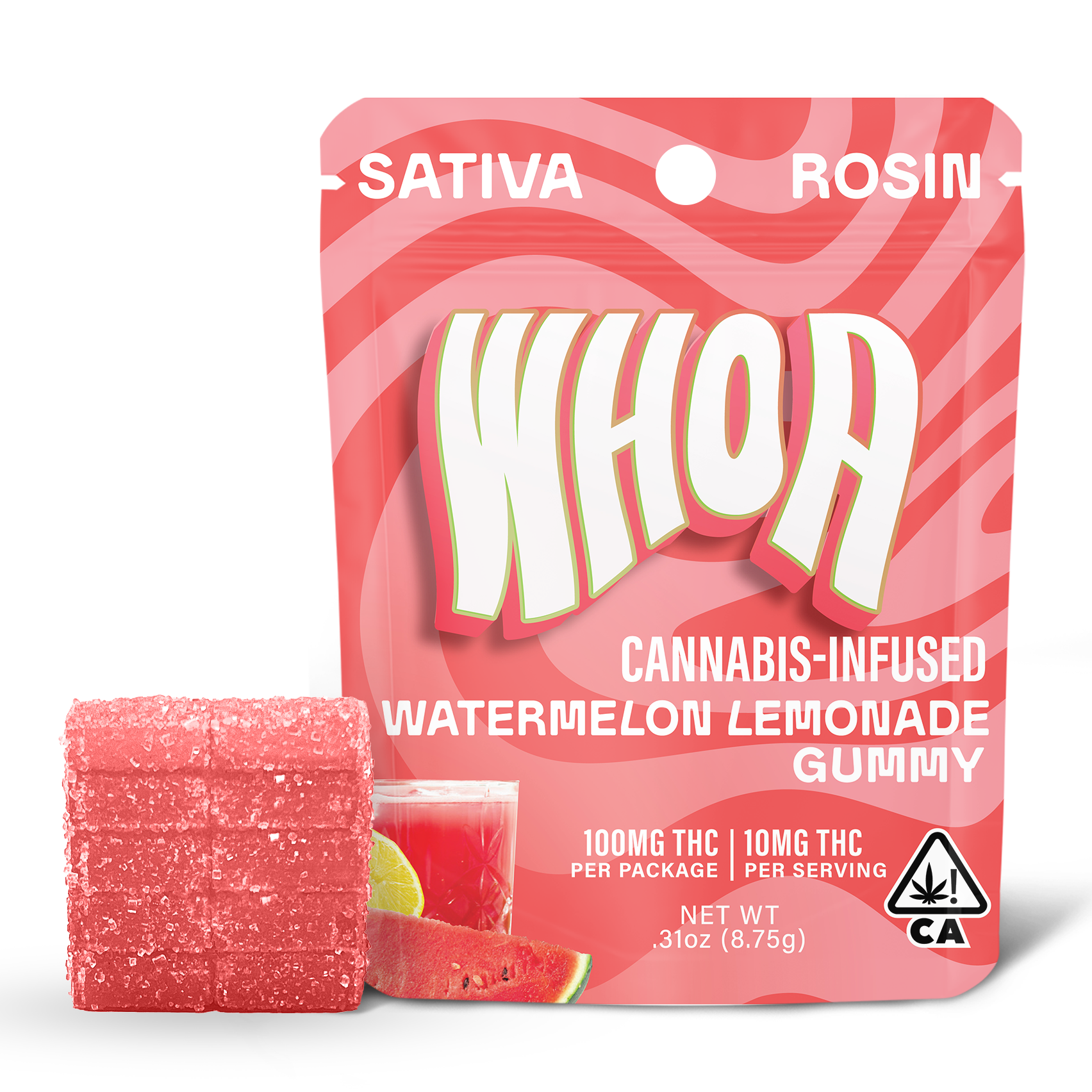 WHOA | Rosin Gummies | Watermelon Lemonade | 100mg