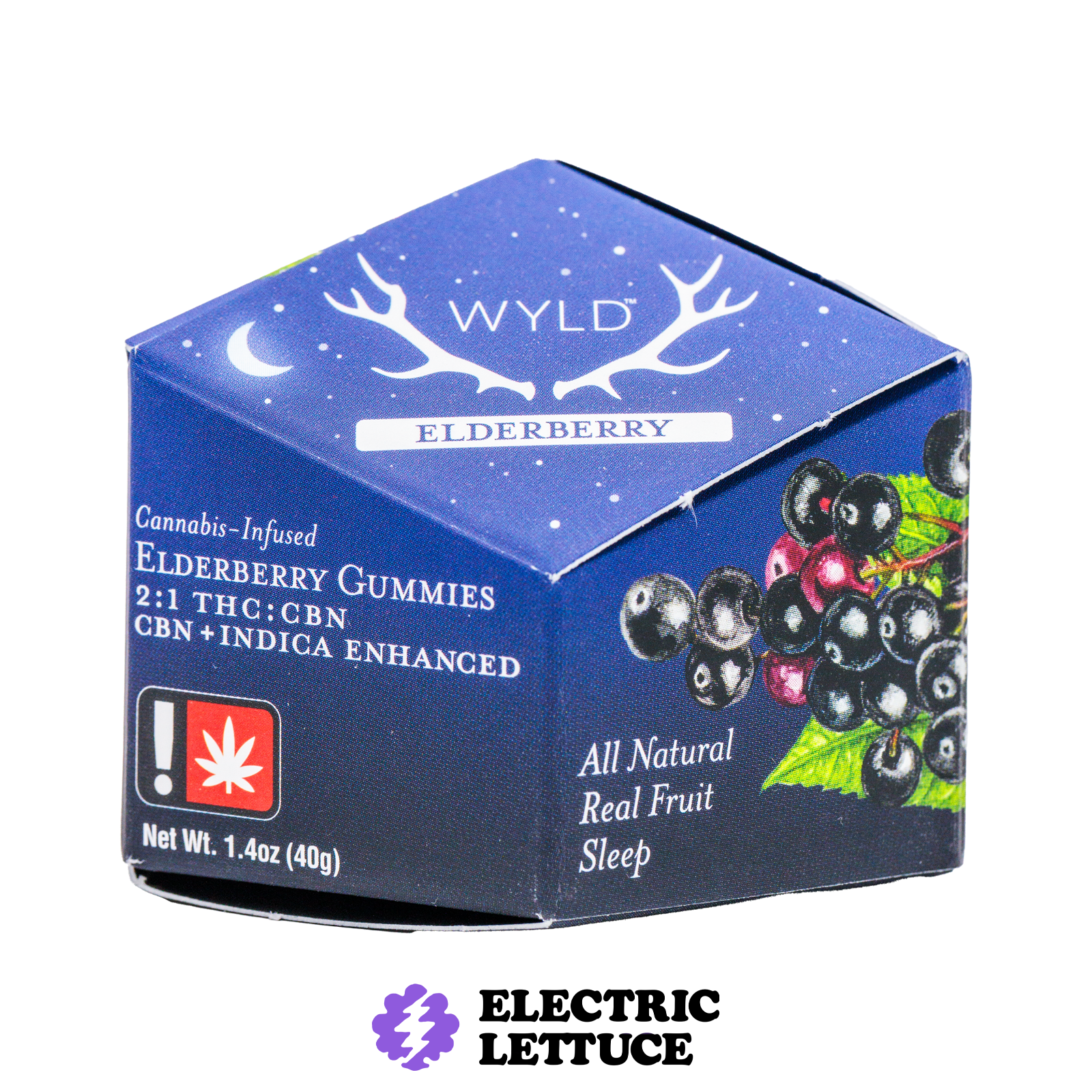 Wyld 2:1 THC:CBN Elderberry Gummy 100mg