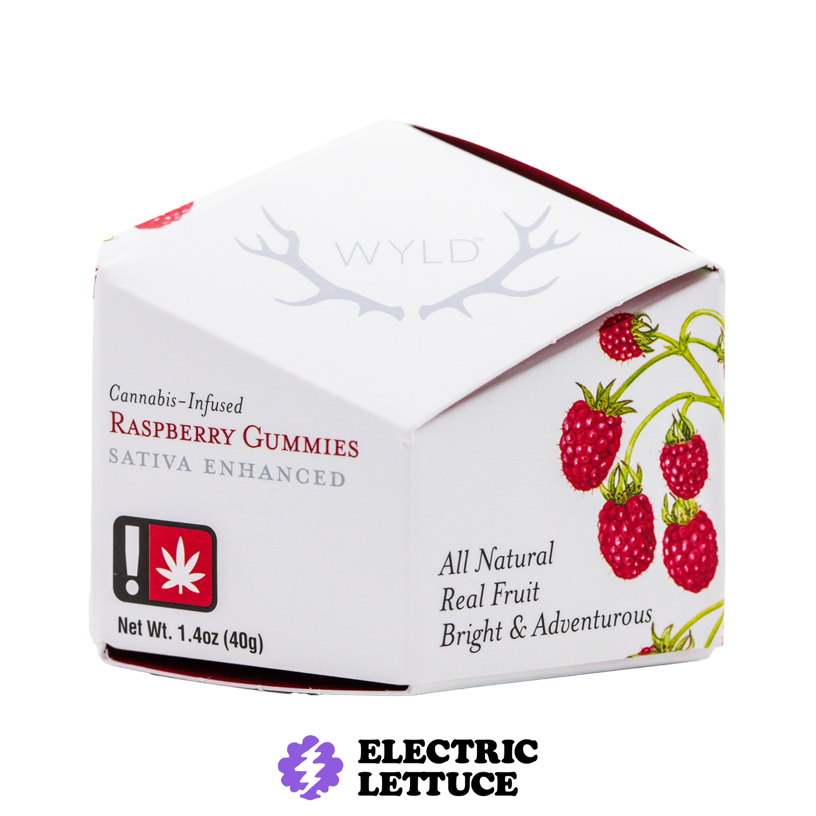 Wyld Sativa Raspberry Gummy 100mg