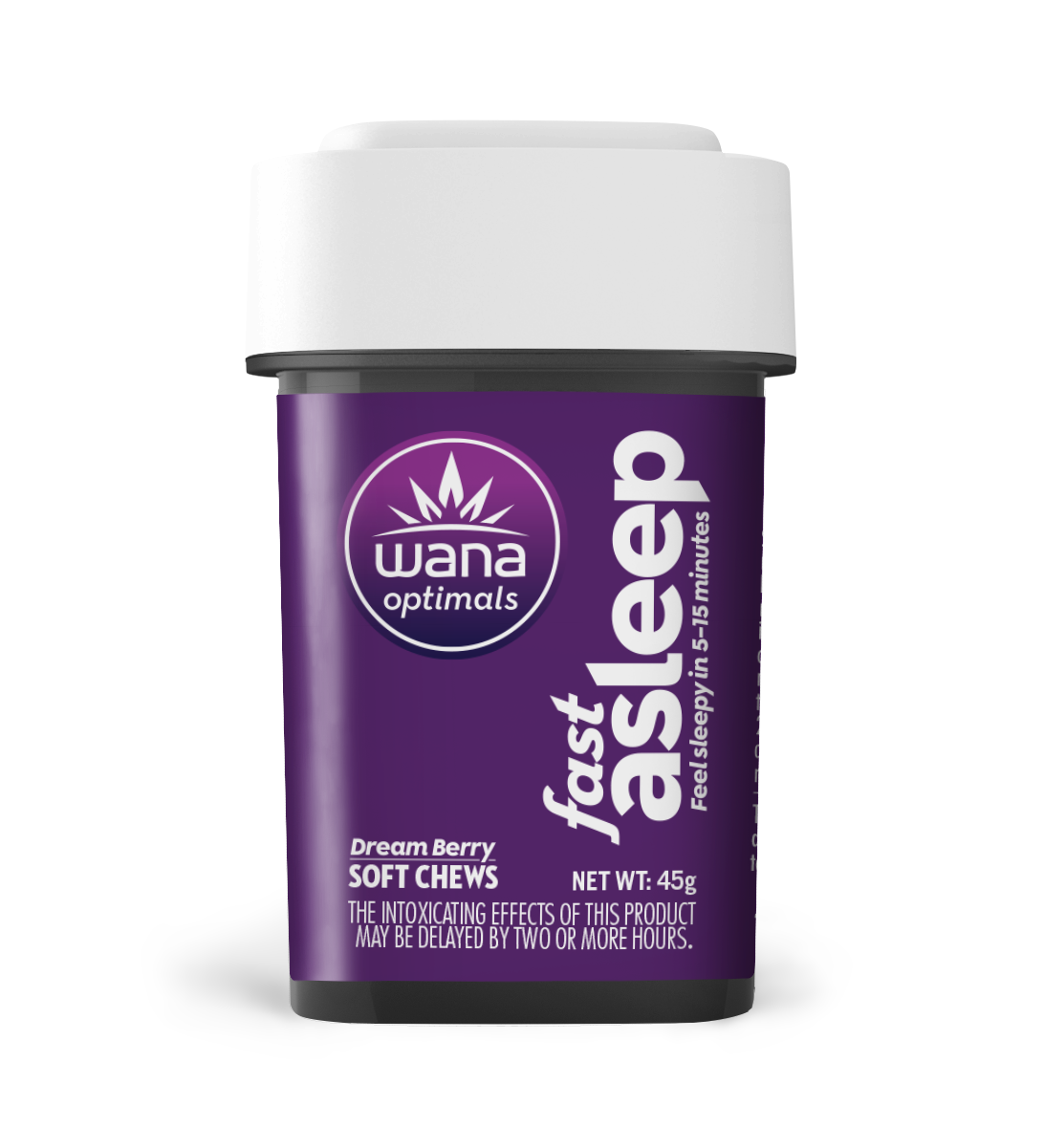 Optimals Fast Asleep - 100mg | Edibles | Wana | Molly Ann Farms