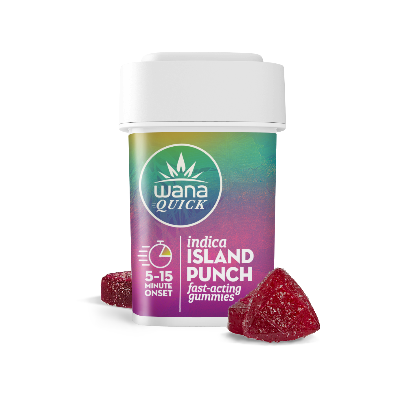 Island Punch Fast-Acting Indica Gummies | 20pk | 100mg