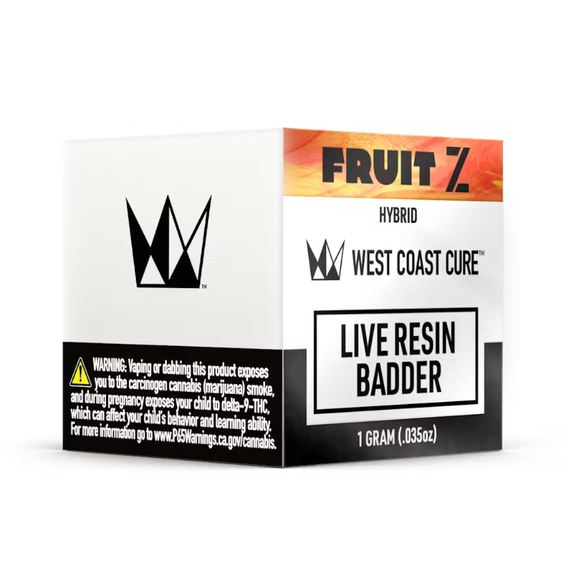 West Coast Cure - Fruit Z Live Resin Badder 1g