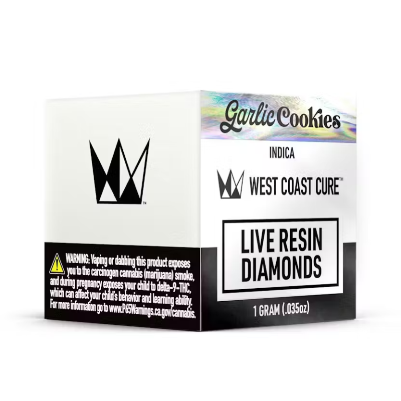 West Coast Cure - Garlic Cookies Live Resin Diamonds 1g
