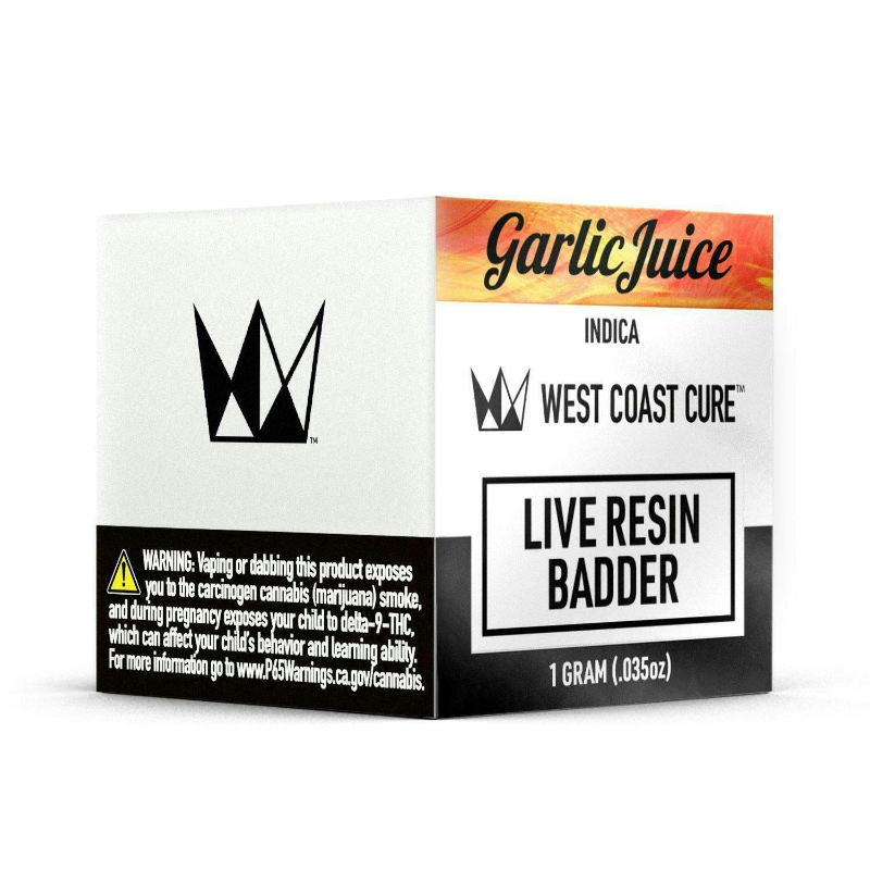 West Coast Cure - Garlic Juice Live Resin Badder 1g
