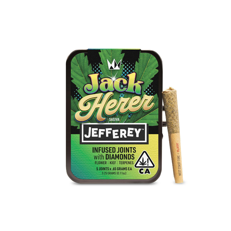 West Coast Cure - Jack Herer Jefferey Infused Preroll 5pk 3.25g