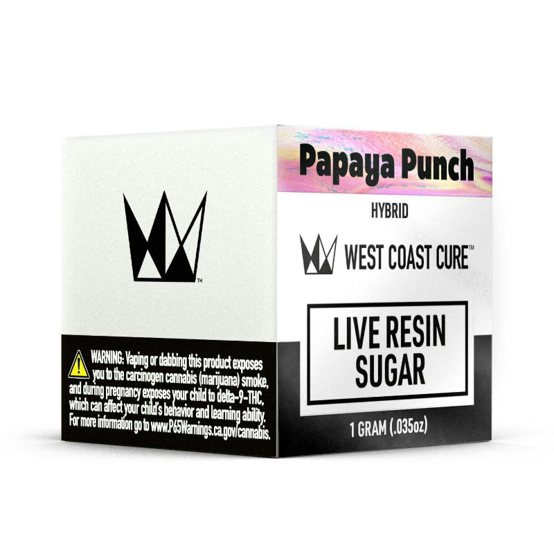 West Coast Cure - Papaya Punch Live Resin Sugar 1g