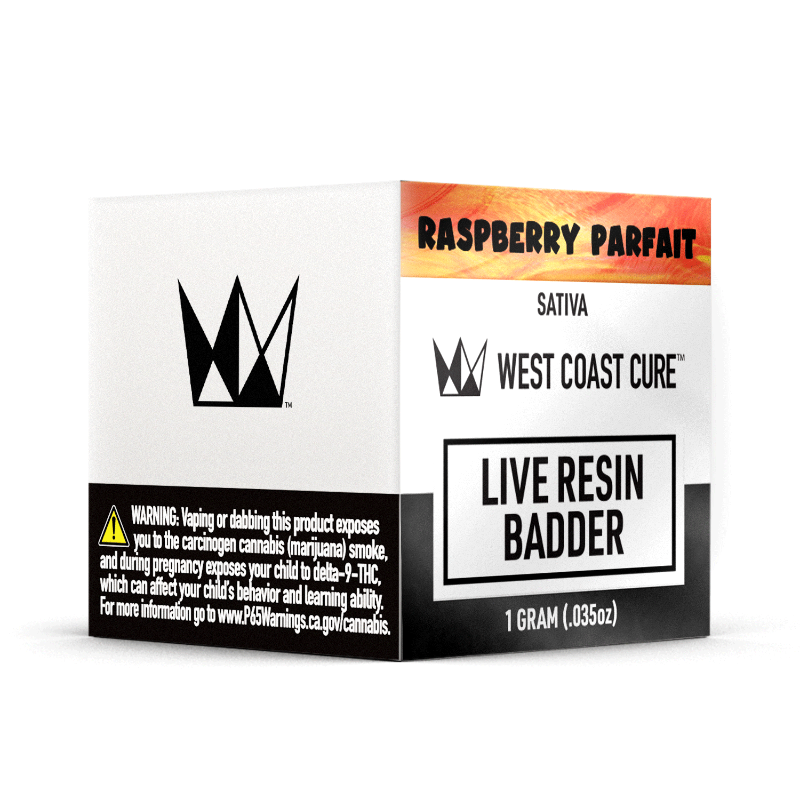 West Coast Cure - Raspberry Parfait Live Resin Badder 1g