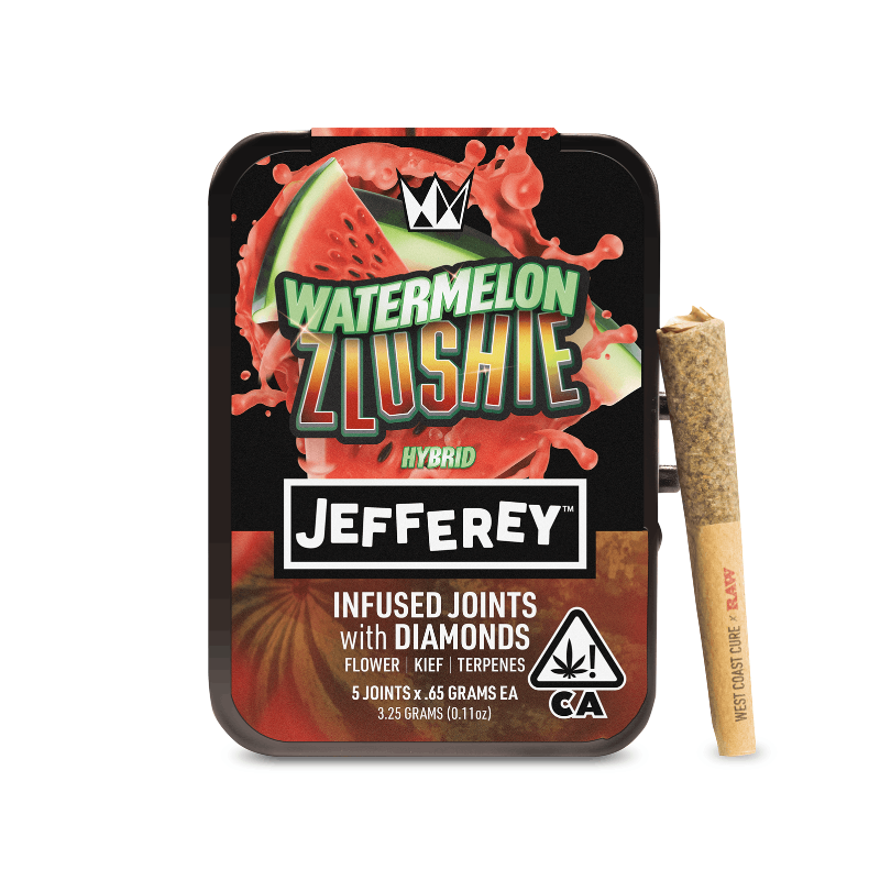 West Coast Cure - Watermelon Zlushie Jefferey Infused Preroll 5pk 3.25g