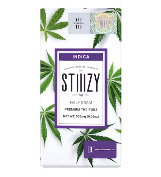 Stiiizy .5g White Raspberry Pod PD