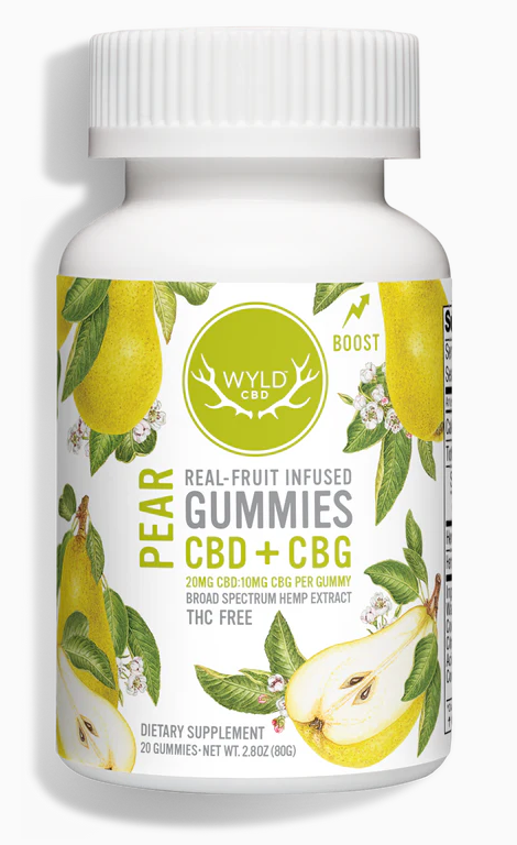 Wyld HEMP Pear 2:1 CBG 20pk