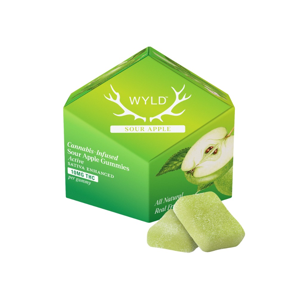 Wyld — SATIVA SOUR APPLE 100MG - WYLD