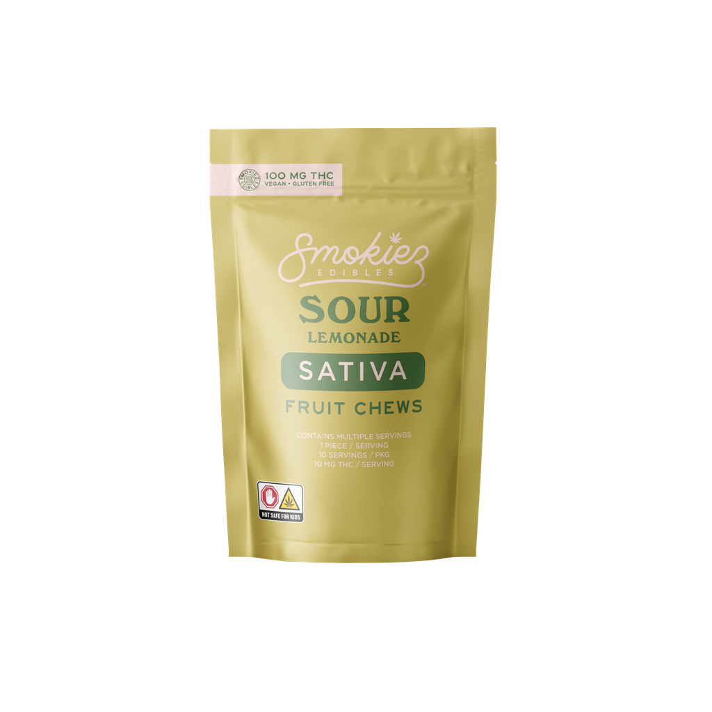 Smokiez 10pk Fruit Chews Lemonade