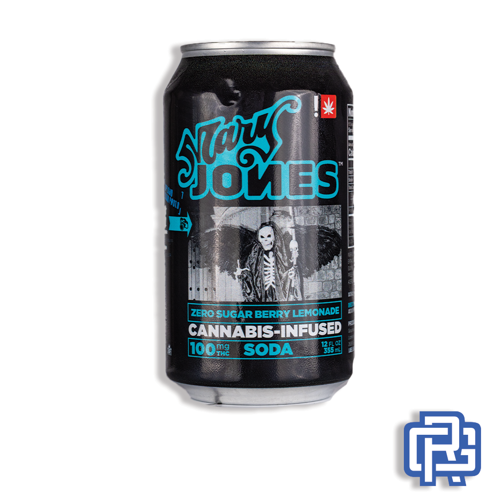 Zero Sugar Berry Lemonade Soda | 12oz 100mg (THC)