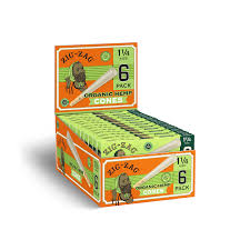 ZIG-ZAG ORGANIC HEMP CONES 1 1/4 IN, 6 PACK