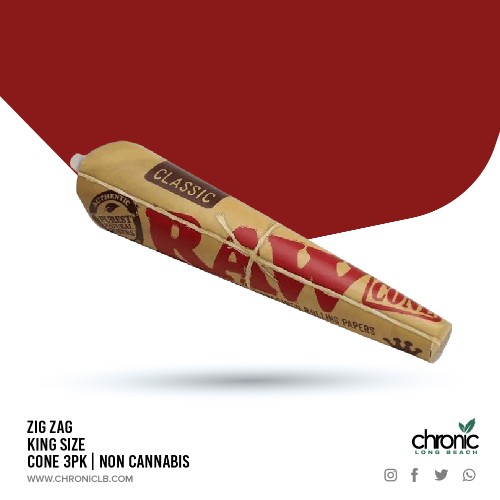 RAW - King Size Cone 3pk - Non Cannabis