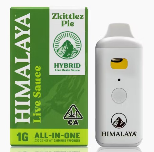 Himalaya 1g Zkittlez Pie Live Sauce AIO Disposable