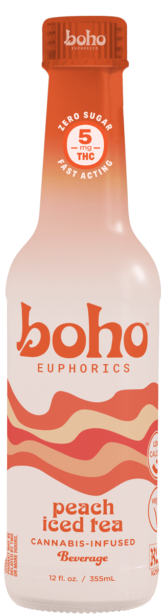 BOHO EUPHORICS | Beverage | Peach Iced Tea | 5mg