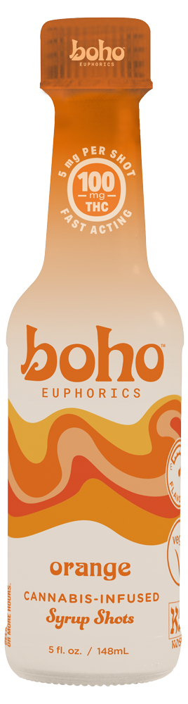 BOHO EUPHORICS | Orange Syrup Shot | 100mg 5oz