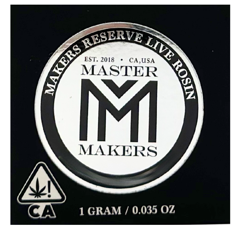 Master Makers - Premium Cold Cure Rosin - Sour Peaches - Concentrates - 1.0g