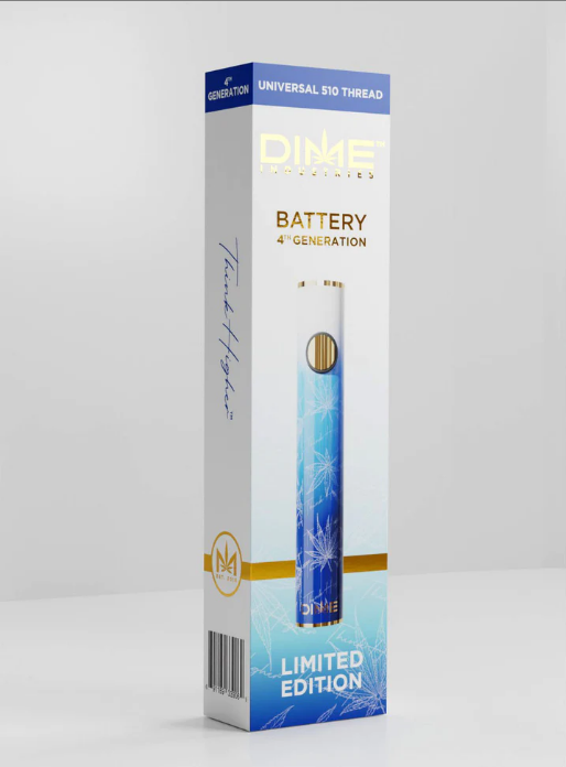 Blue LE Dime Battery