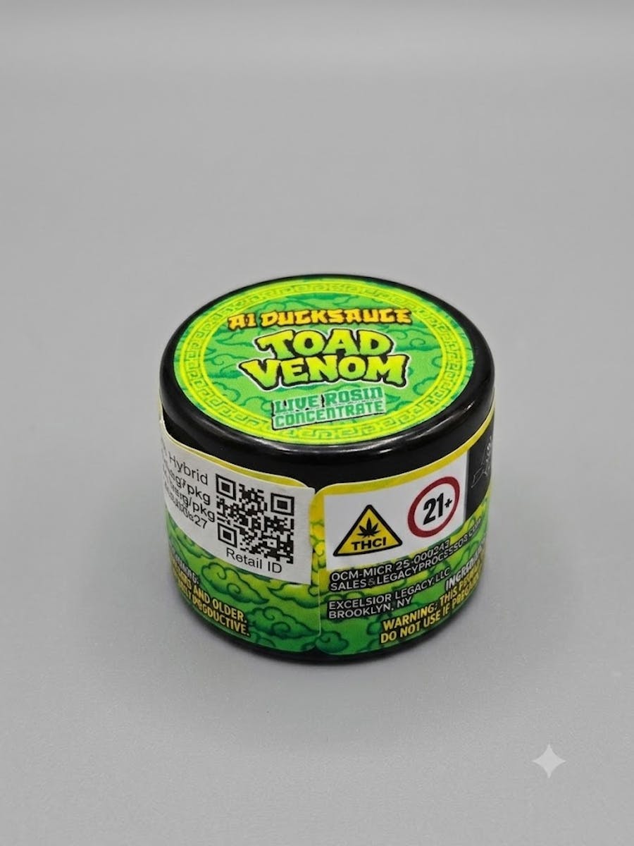 A1 Ducksauce | Toad Venom | 1g Rosin Jar