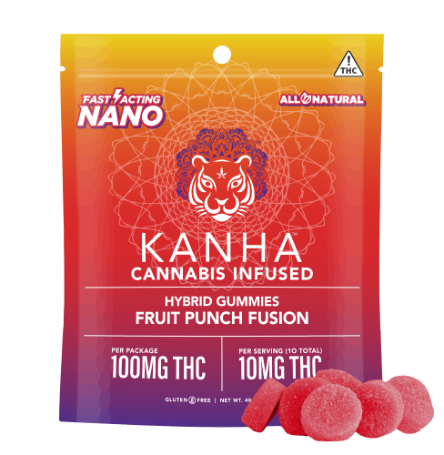KANHA - Fruit Fusion Hybrid Nano Gummies - 100mg - Edible