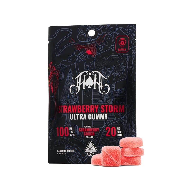 Heavy Hitters Strawberry Storm (S) Gummies 5pk 100mg