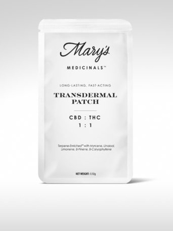 Mary's Medicinals - Transdermal CBD/THC 1:1 Patch - 10 PK