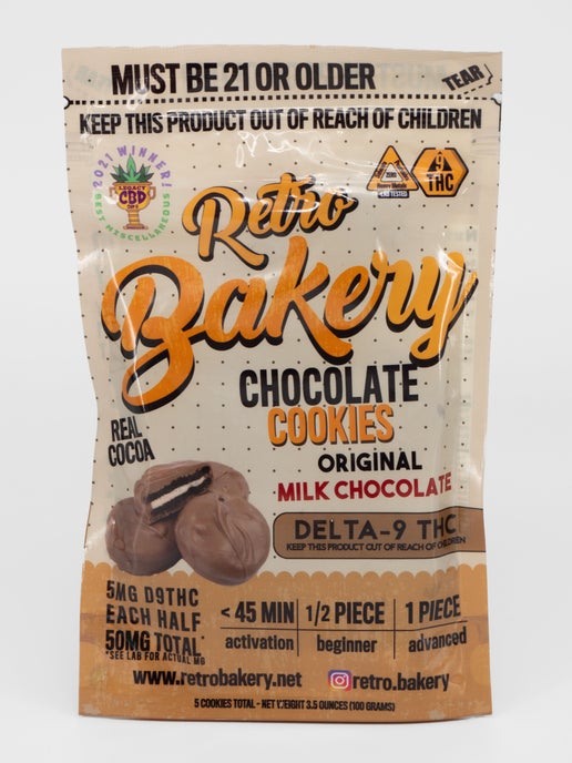 Retro Bakery | Milk Chocolate Cookies | 50mg THC