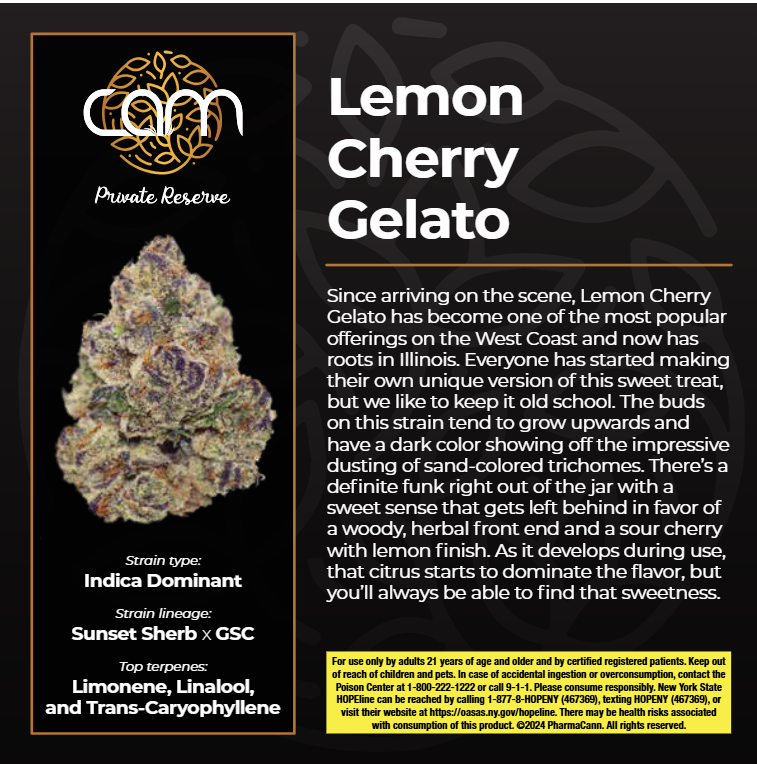 CAM | Lemon Cherry Gelato - | 14G indica