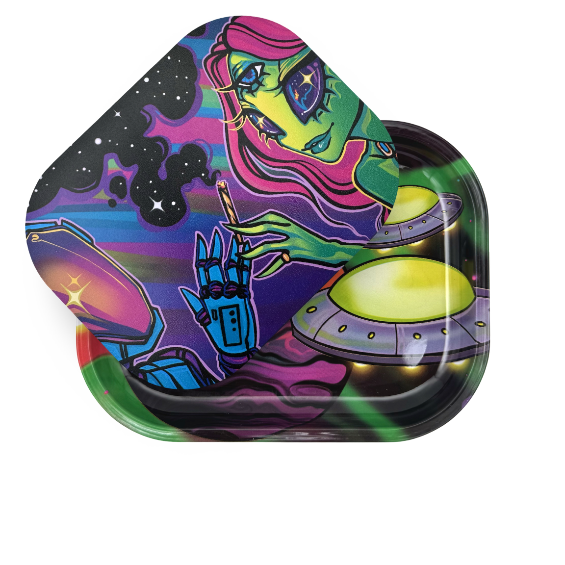 Lovers Rolling Tray W/ Magnetic