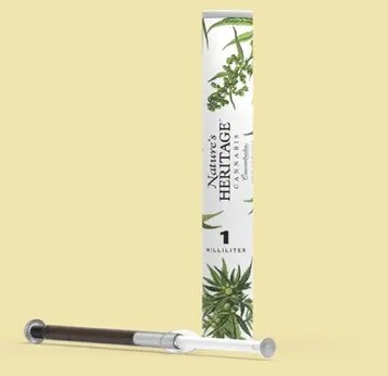 Nature's Heritage RSO Indica Oil Oral Syringe 1ml