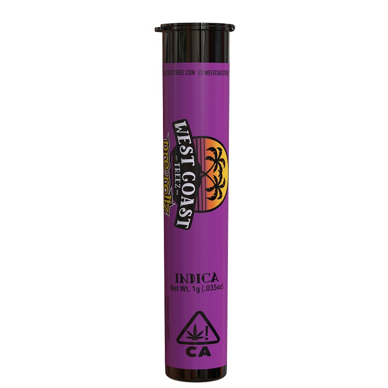 West Coast Treez | Pre-Roll | Hindu Kush | 1g