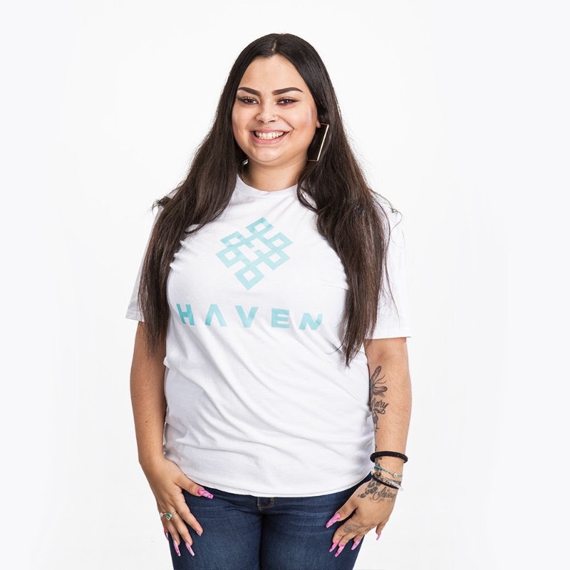 Haven - White Logo Shirt (4XL)