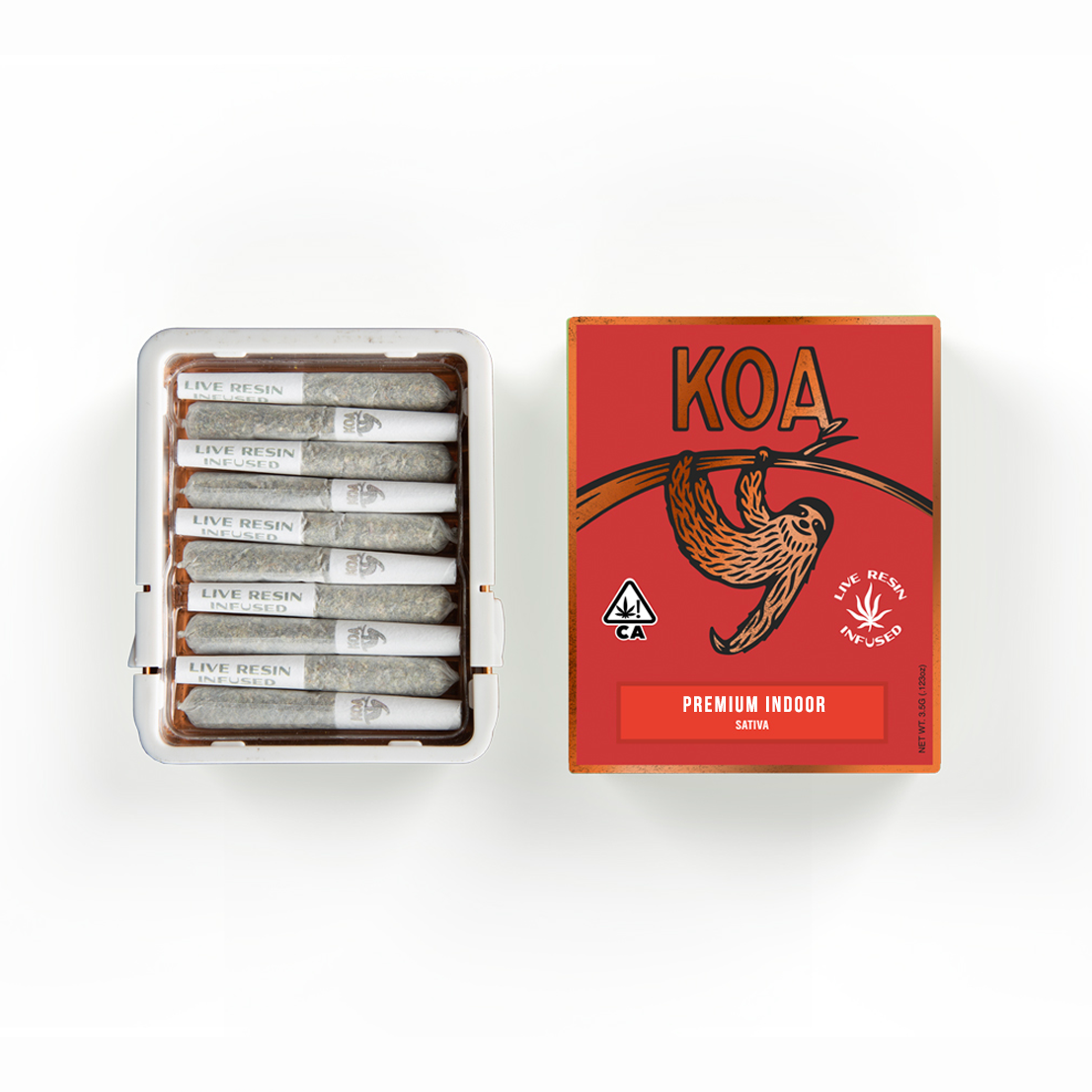 Preroll: Amnesia Haze x Kush Mints (Infused 10-Pack)