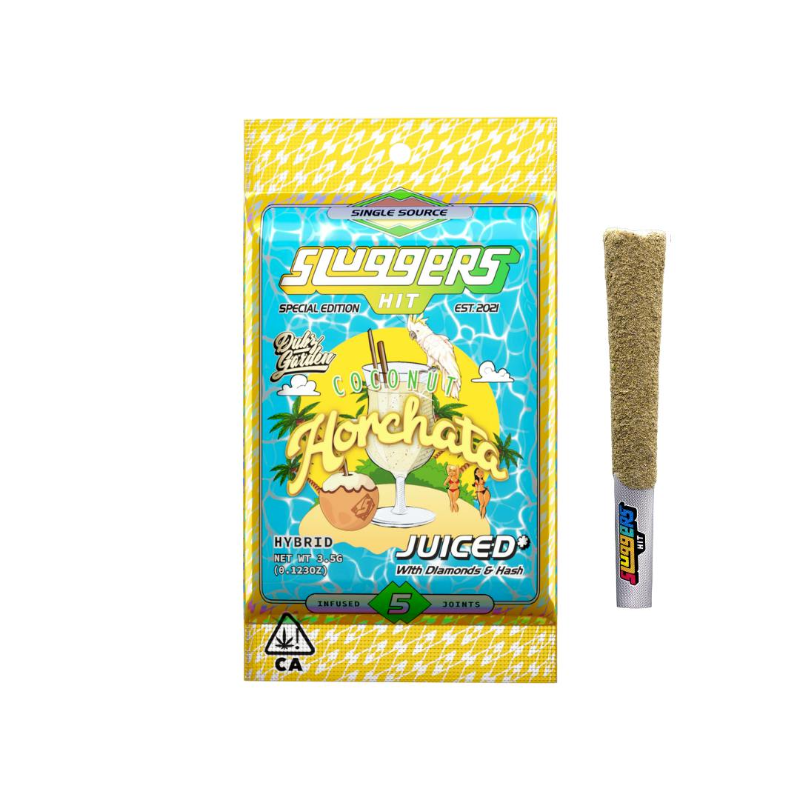 Sluggers Coconut Horchata (H) Infused Preroll 5pk 3.5g