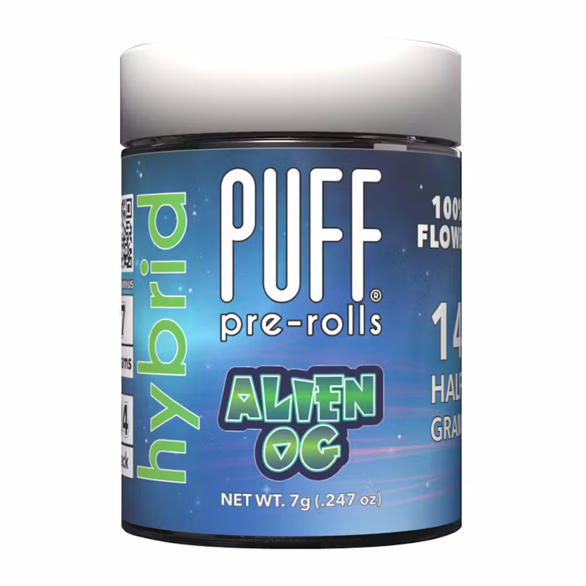 Puff Preroll 14pk 7g - Alien OG (H)
