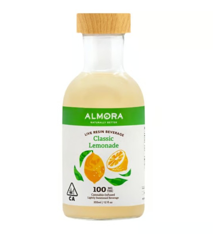 Almora Farm OG Lemonade Beverage THC 100mg 12oz