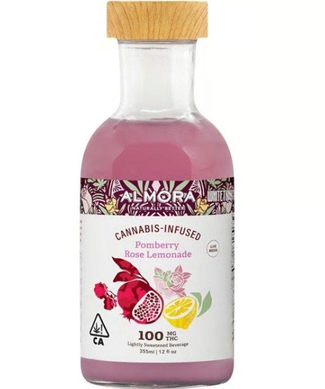 Almora Farm Whitethorn Rose Lemonade Beverage THC 100g 12oz