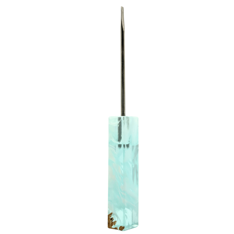 Dunkin Dabbers - Full Size 6 1/2 Pourcasso Resin Burl - Dab Tool