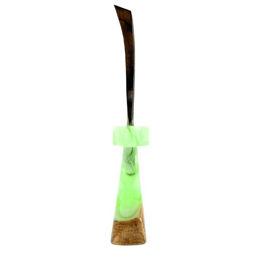 Dunkin Dabbers - Katana 4 1/4 Pourcasso UV Reactive + Burl- Dab Tool