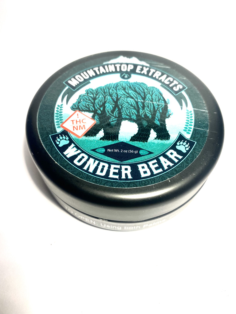 Mountain Top Extracts - Salve - Wonderbear -100mg THC 100mg CBD